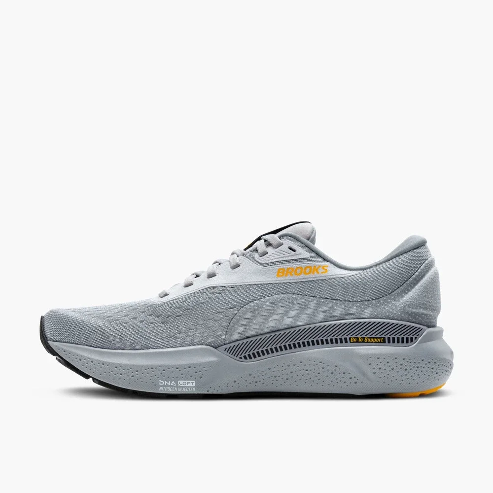Brooks Adrenaline 24 110437-1D-084 Sneakers Men's US 8 Gray Running Shoes FL4711